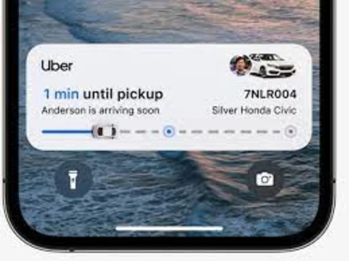 Met Live Activiteiten zie je op het beginscherm bijvoorbeeld wanneer je taxi er is.