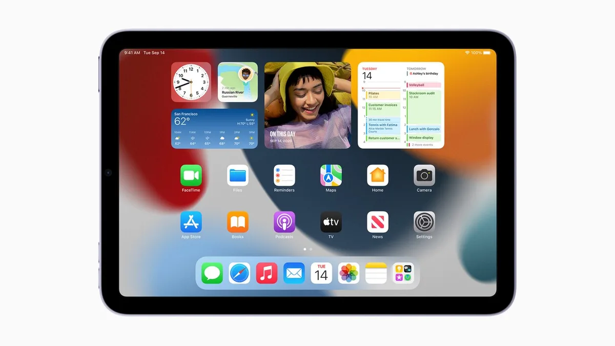 De nieuwe iPad mini.