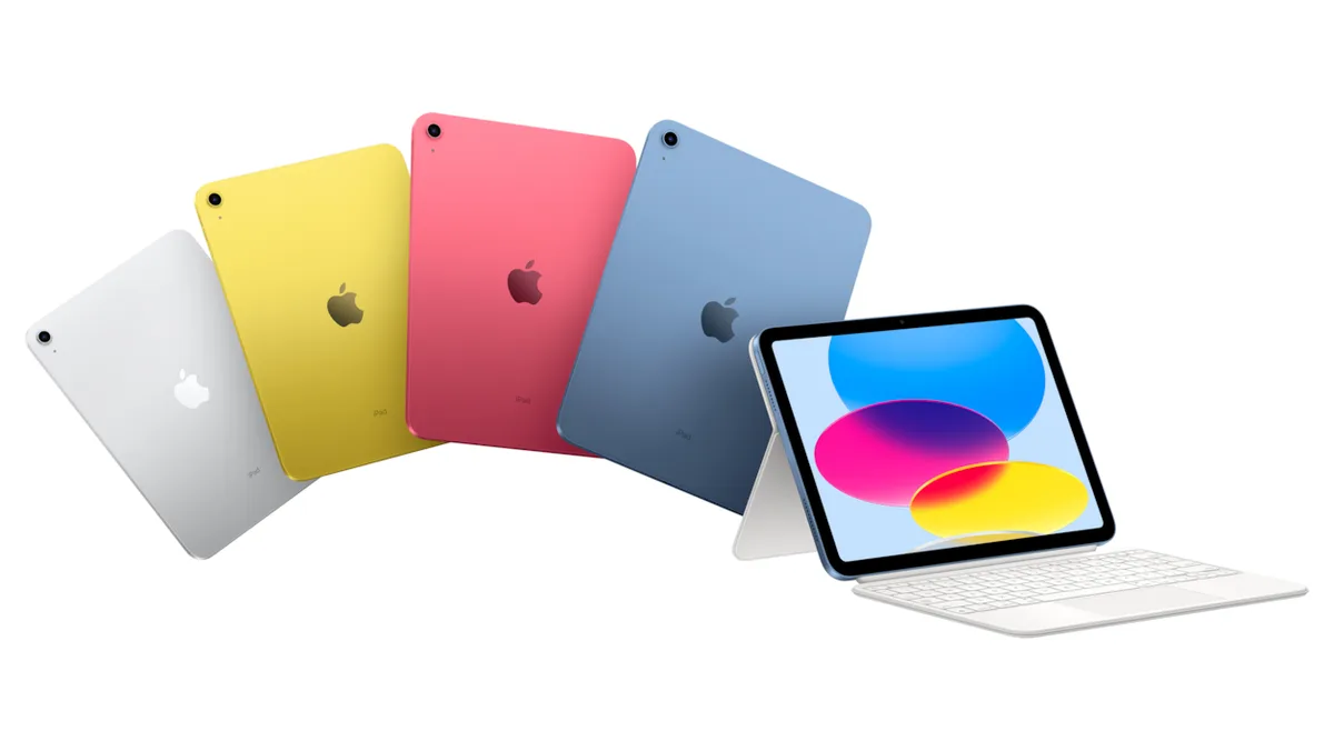 De nieuwe iPads hebben een bijbehorend toetsenbord.
