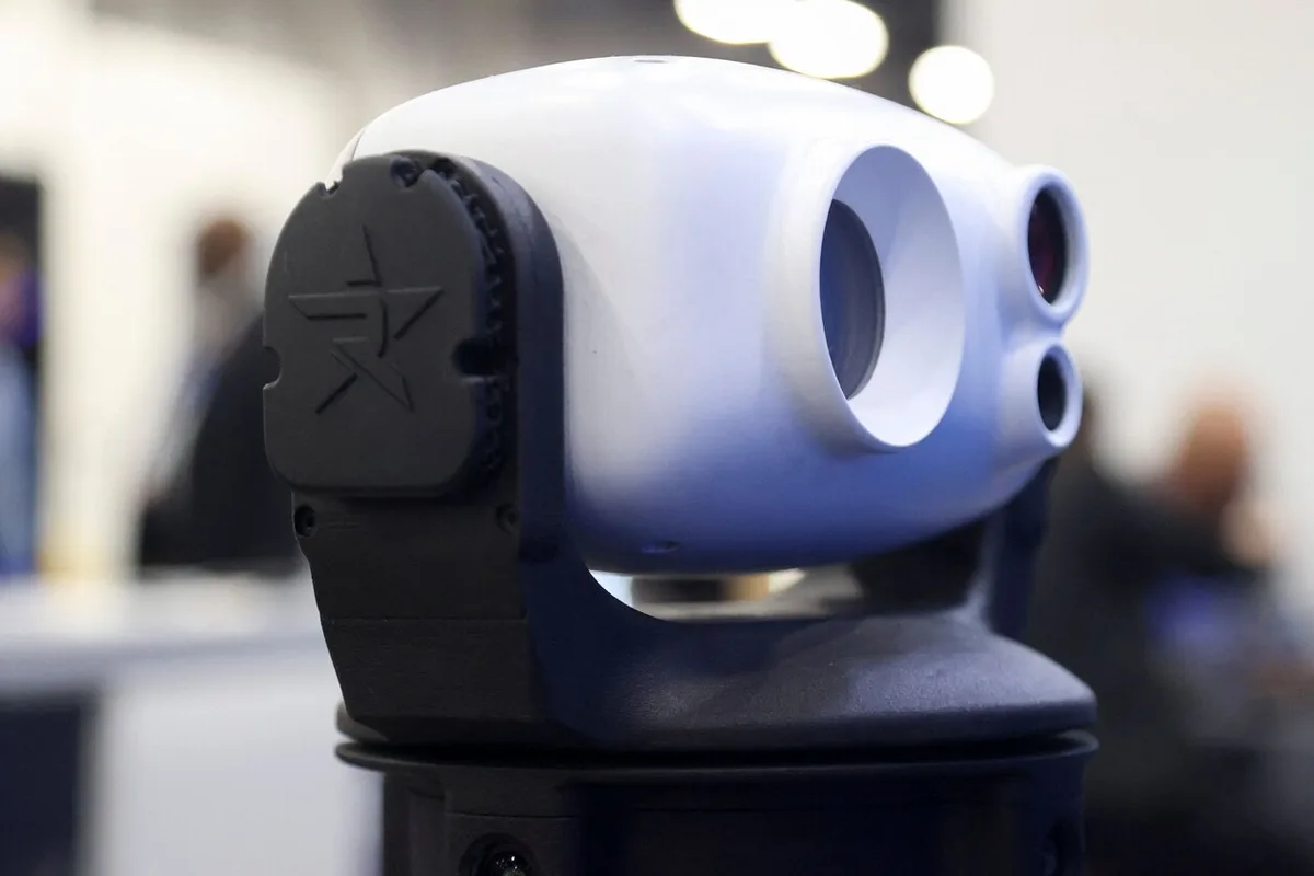 Een surveillance robot.