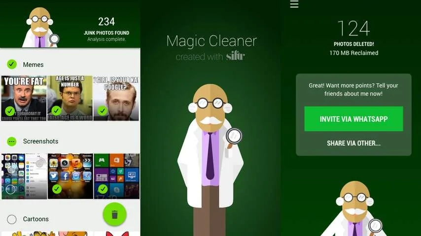WhatsApp Magic Cleaner