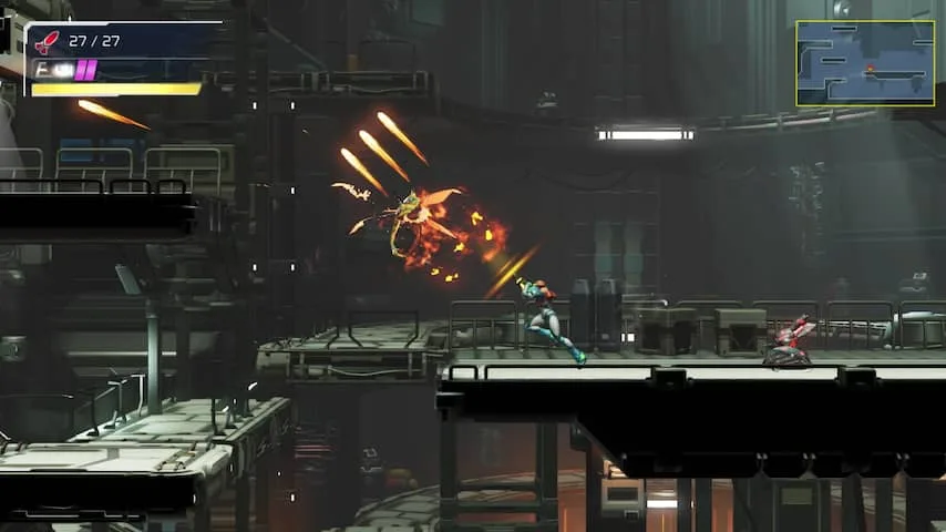 Samus haar arsenaal wordt naarmate je verder komt steeds uitgebreider.