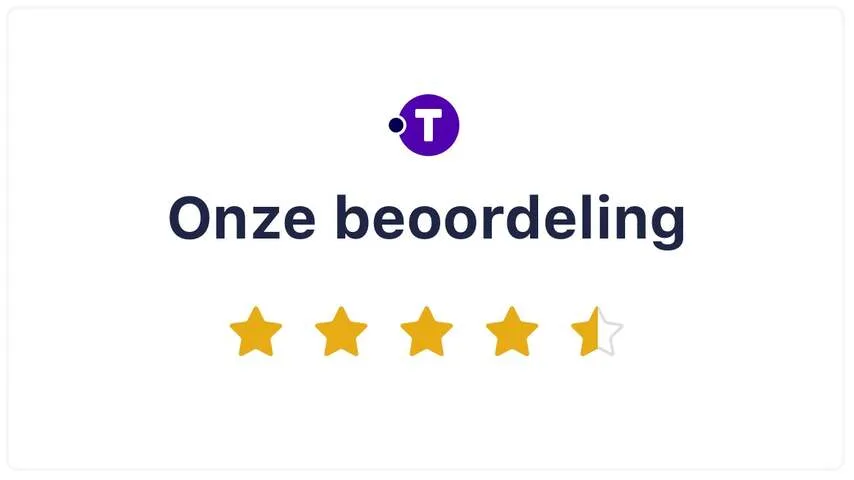 Review score 4,5 ster