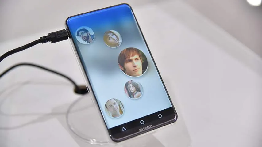 Randloos smartphonescherm