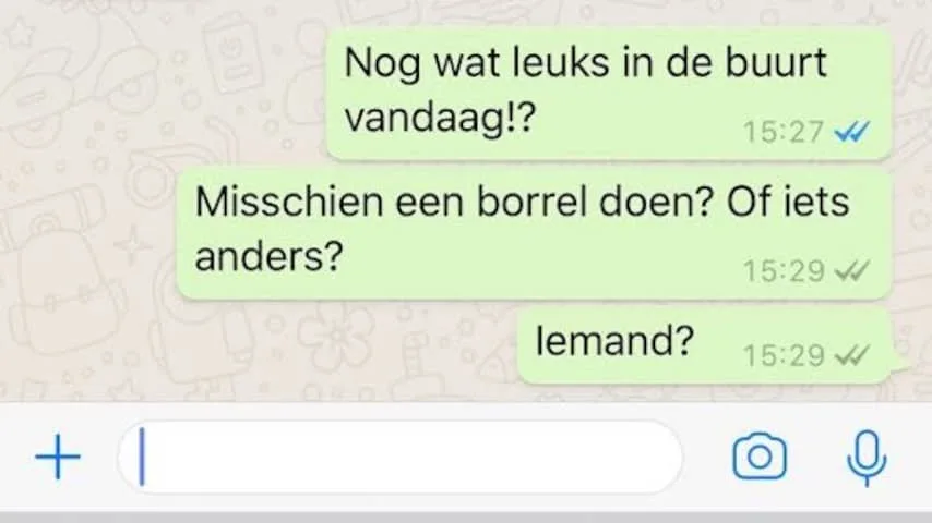 WhatsApp buurtgroep